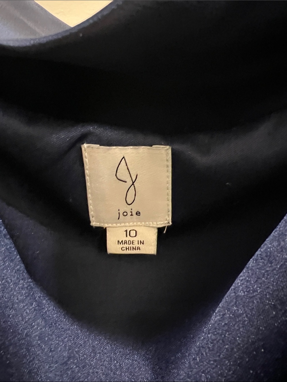 Joie Navy Cowl Neck Maxi Dress - Picture 2 of 5